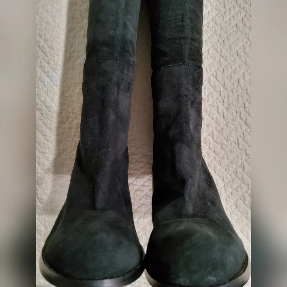 Animale Black Suede Over the Knee Boots